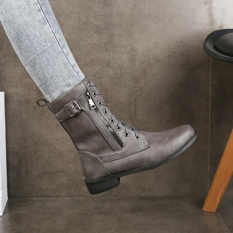 Eugenie™ Orthopädische Lederstiefel