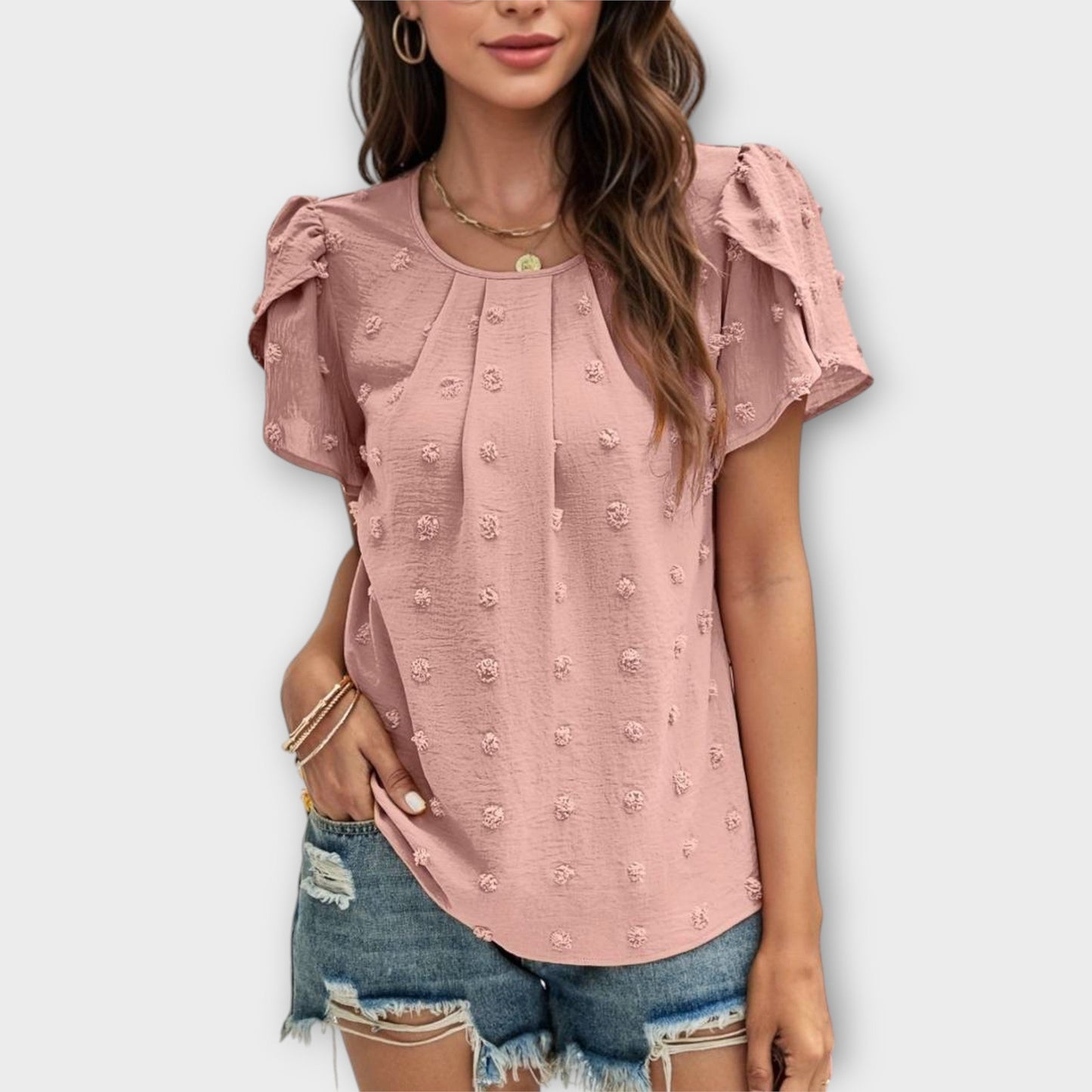 Pünktchenflair Bluse