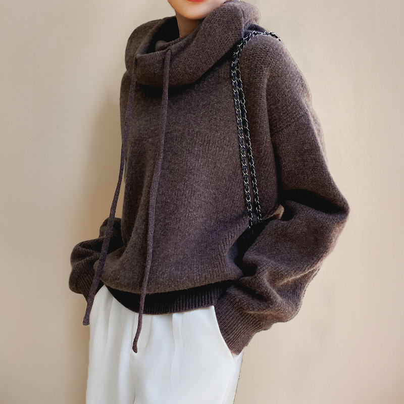 Kapuzen Strickpullover