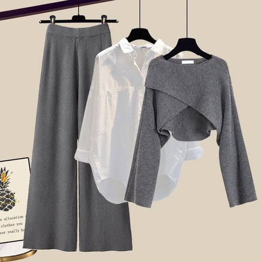 MILA™ – Bequemes, weiches dreiteiliges Set mit langen Ärmeln