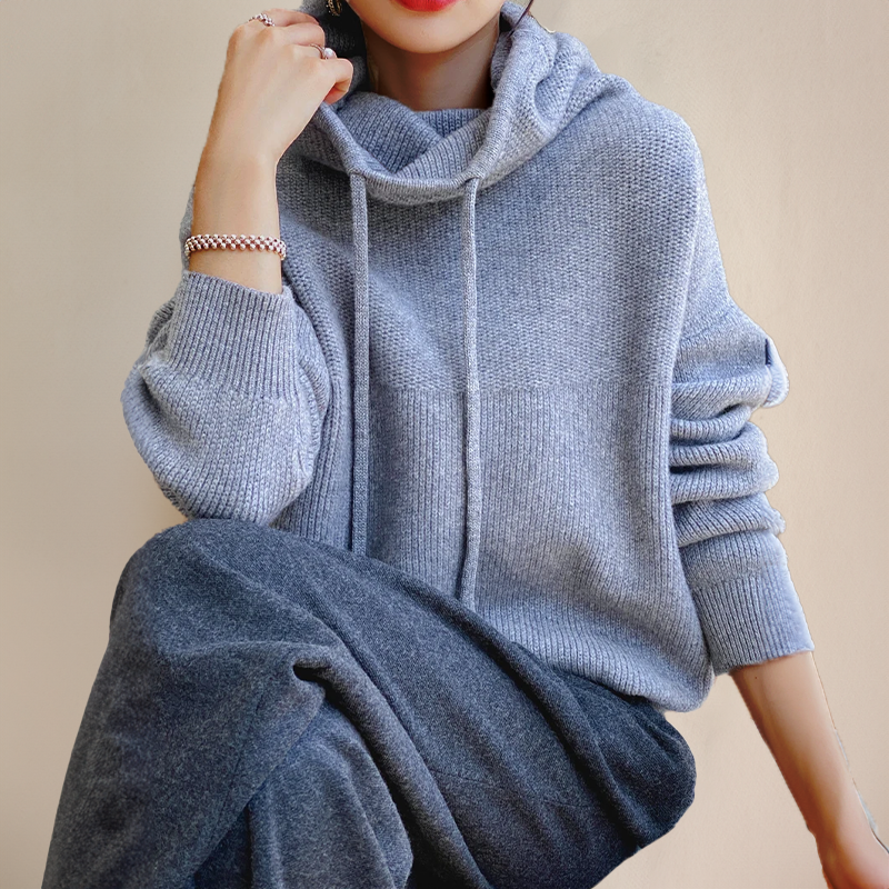 Kapuzen Strickpullover