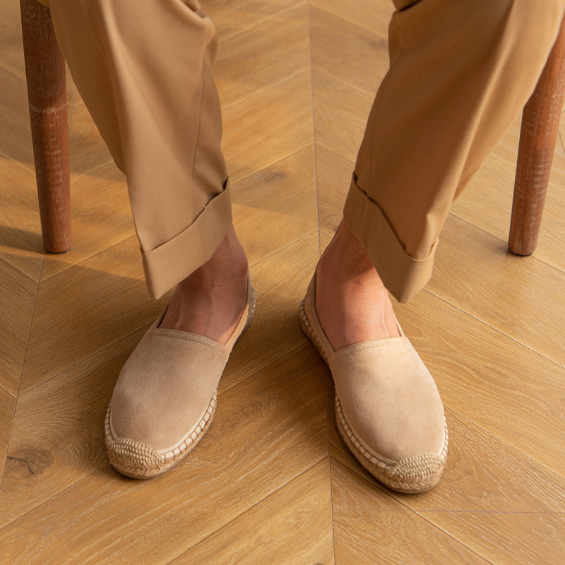 Espadrilles aus Schafsfell von Formentera