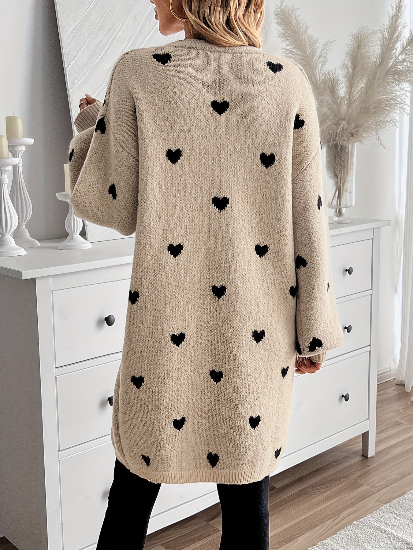 Ava Damen Herz Cardigan