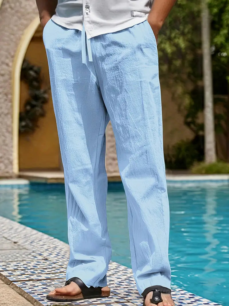Babaev Stilvolle Leinen Hosen
