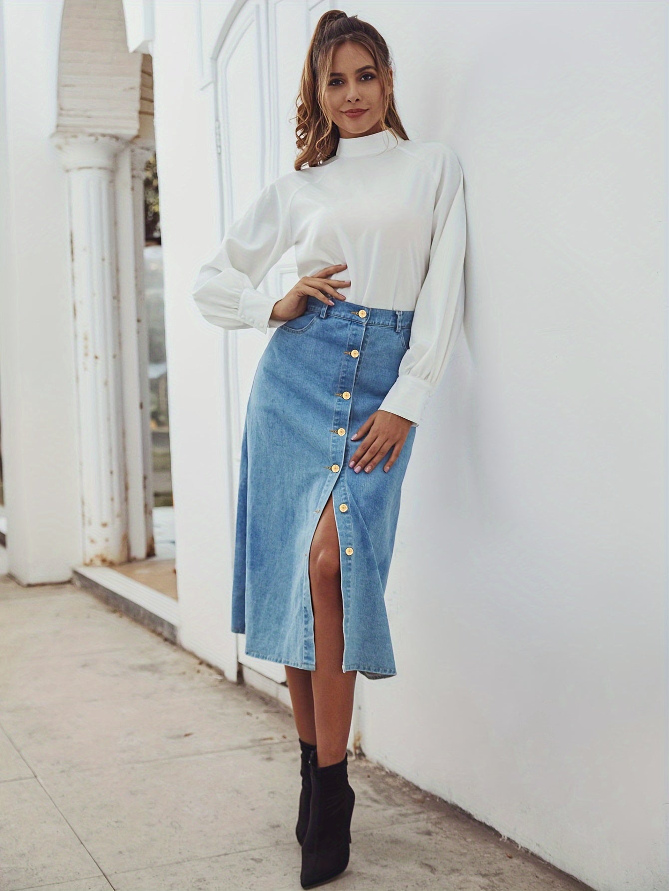 Jeansmoment Damen Rock