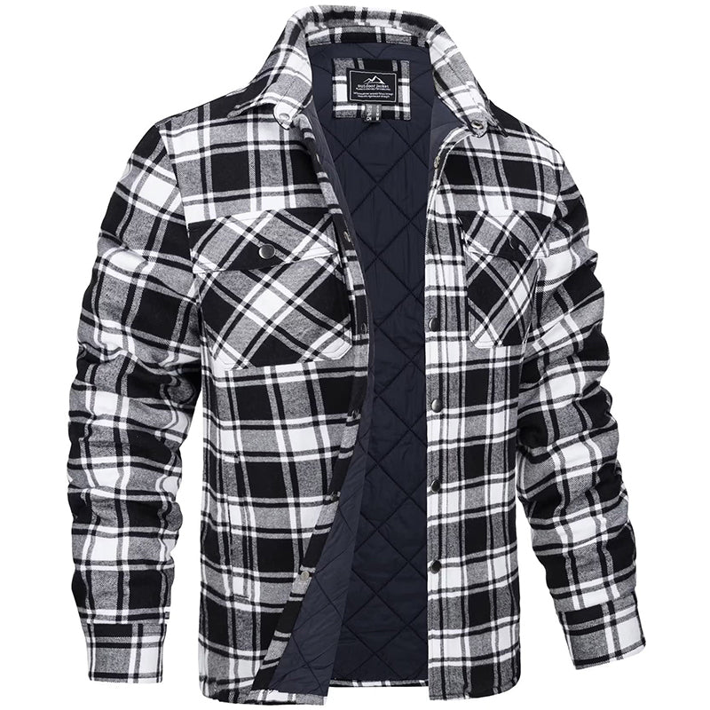 Holzfällerjacke Karierte Jacke