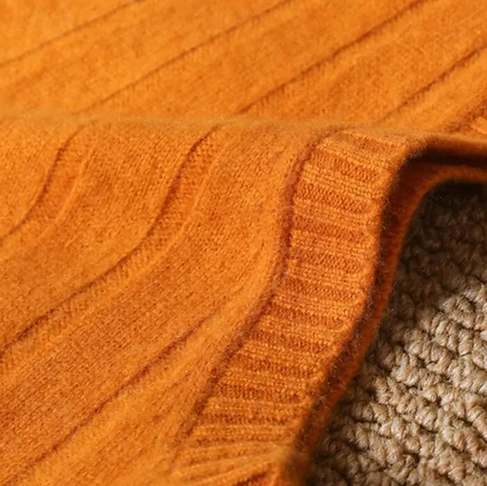 Pullover Weste aus 100% Merinowolle