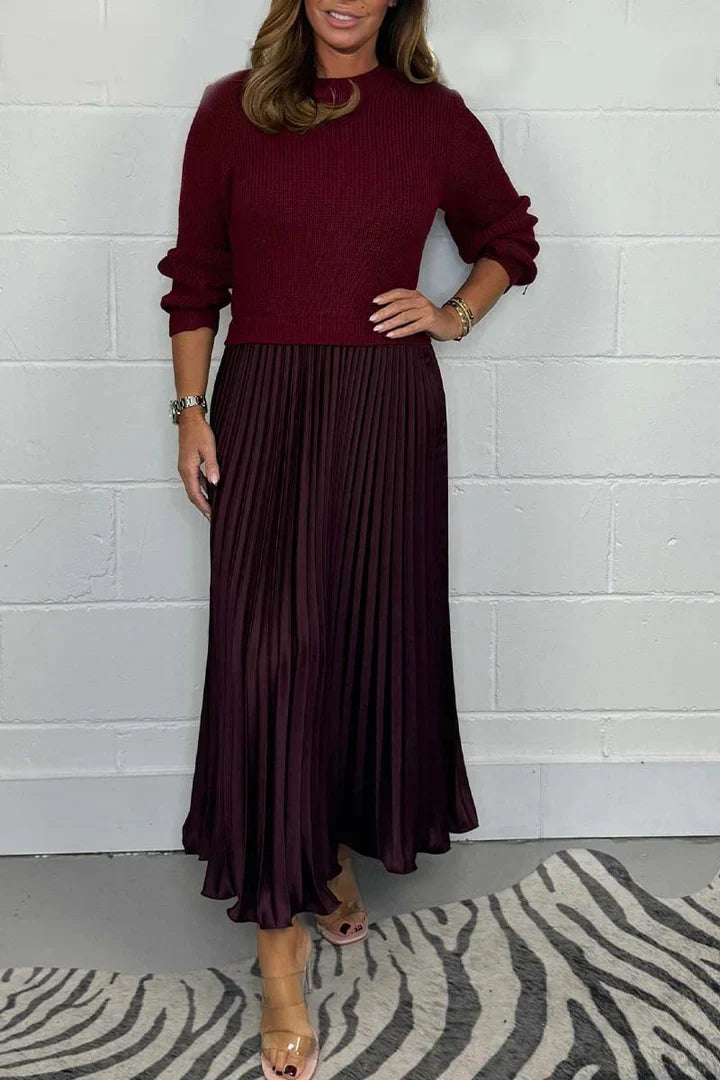 2 in 1 Kleid Pullover