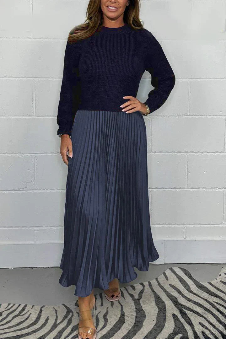 2 in 1 Kleid Pullover
