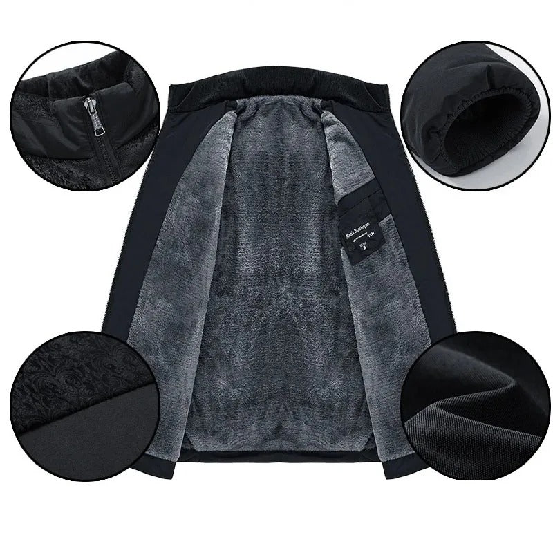 Marenz Fleece gefütterte Herren Jacke