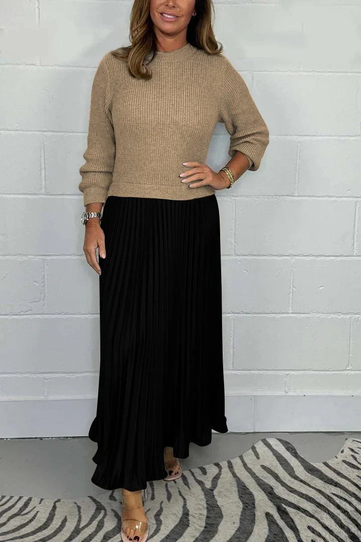 2 in 1 Kleid Pullover