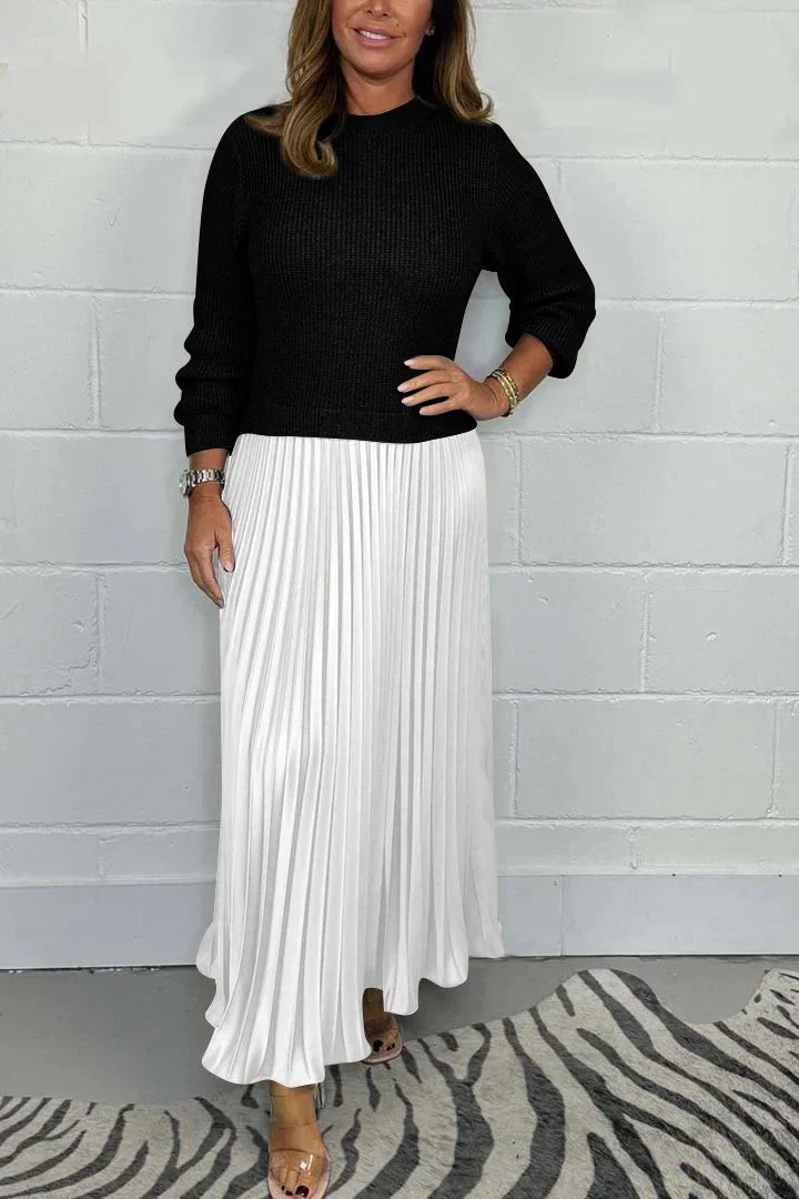 2 in 1 Kleid Pullover