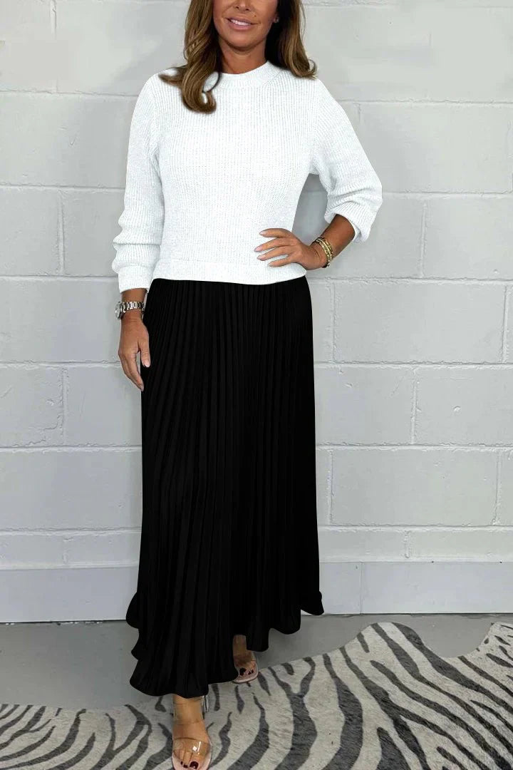 2 in 1 Kleid Pullover