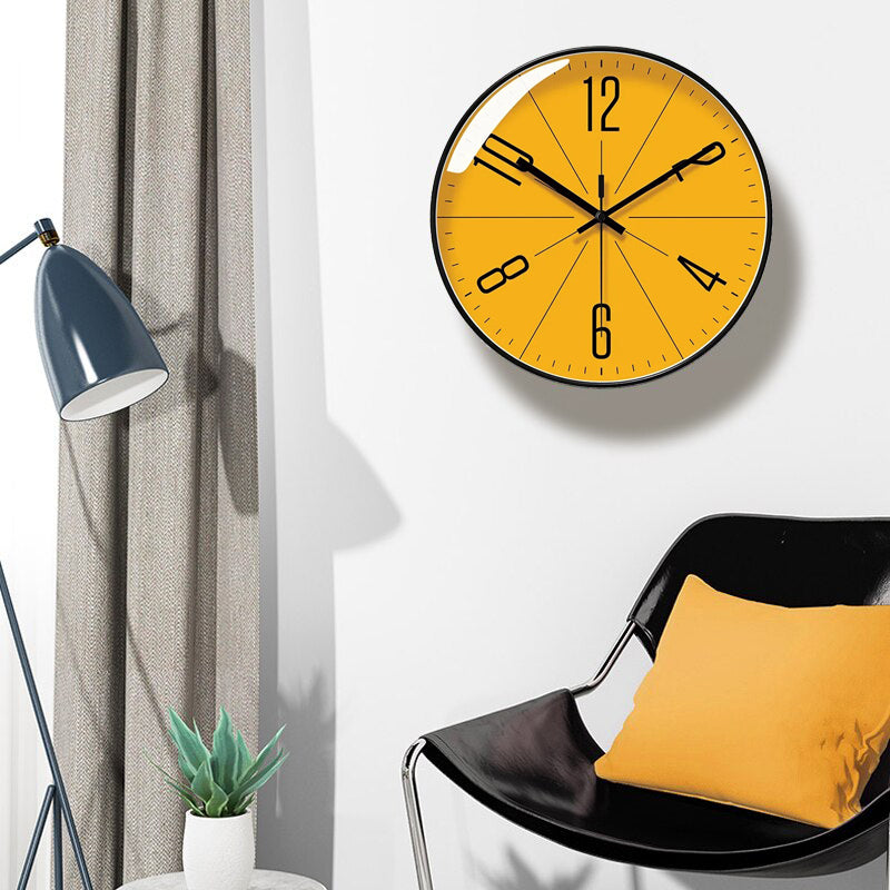 HourNest – Oslo Orange Wanduhr