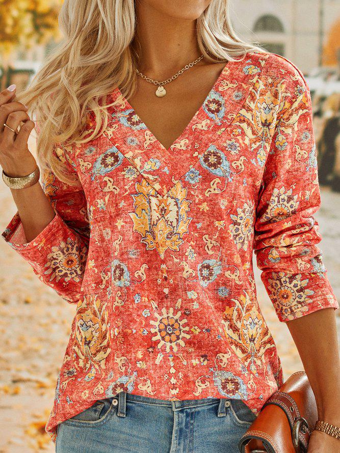 Blumenliebe Boho Oberteil
