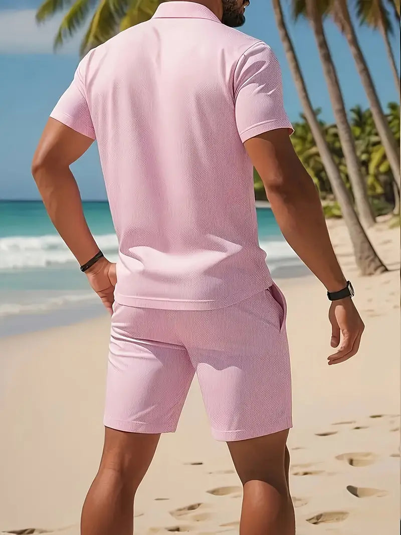 Kelvin Lässiges Zweiteiliges Sportset