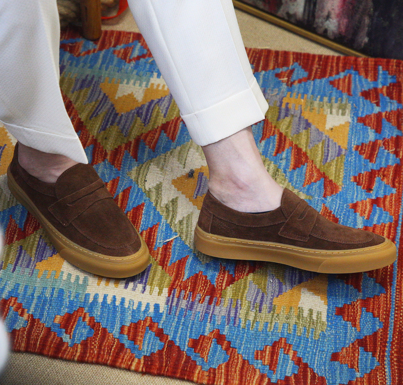 Mallorca Wildleder Slipper