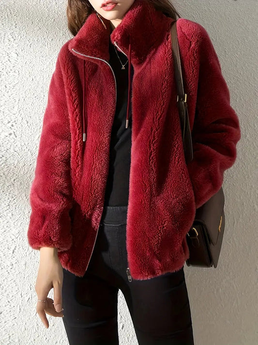 Maliza™ Stilvolle Fleece Jacke