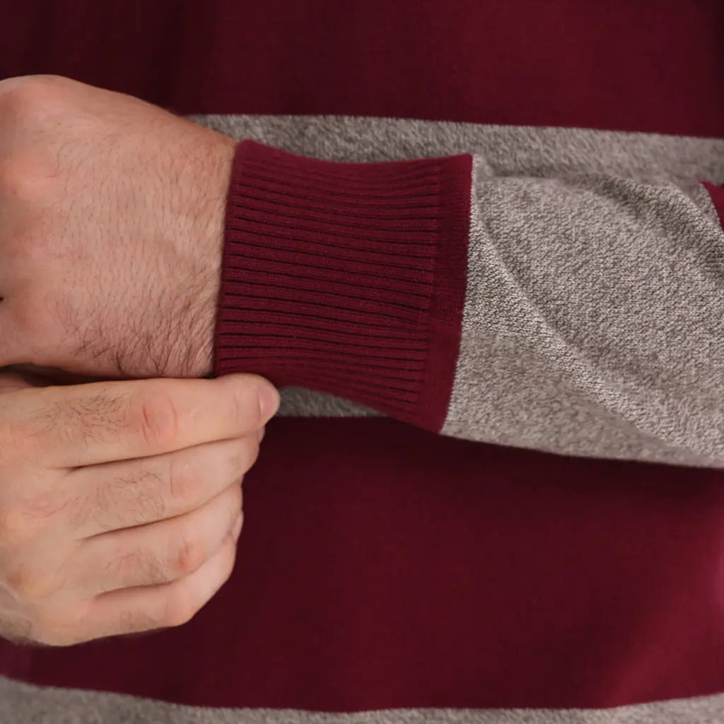 Knit Color Half Zip-Strickwaren