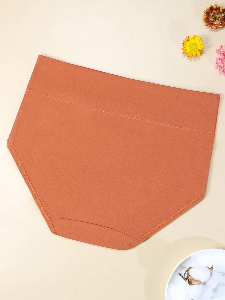 5er-Pack Damen Baumwollslips Mitteltaille