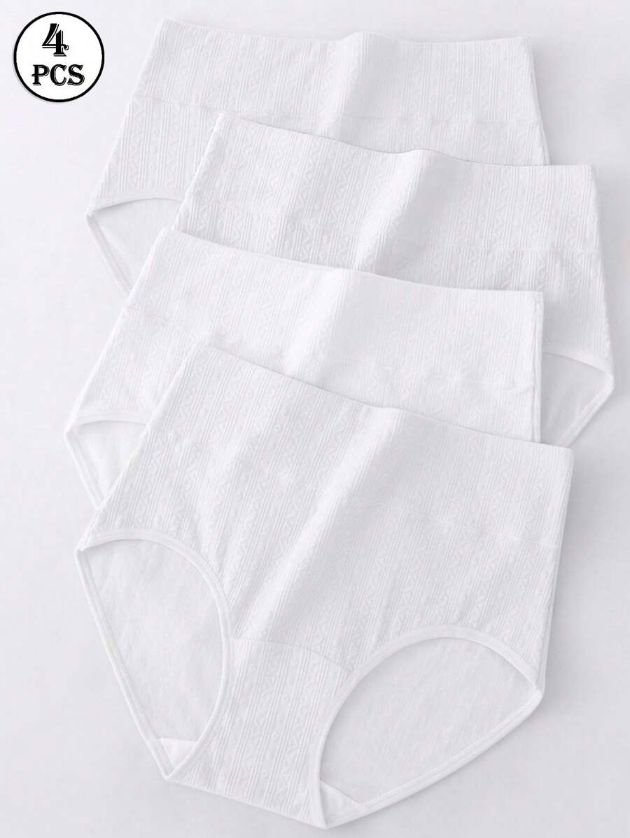 4er Pack Damen Unterwäsche hautfreundlich mit längerem Schritt