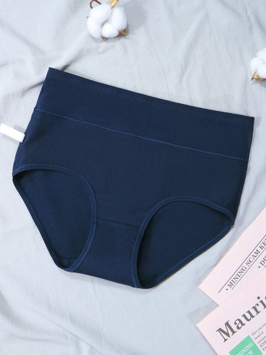 5er-Pack Damen Baumwollslips Mitteltaille