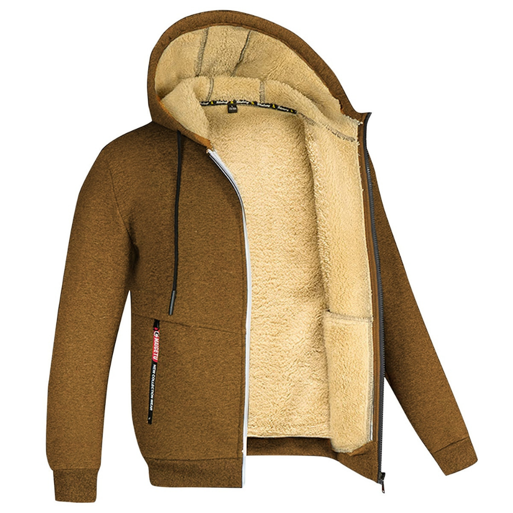 Weiche und warme Herrenjacke