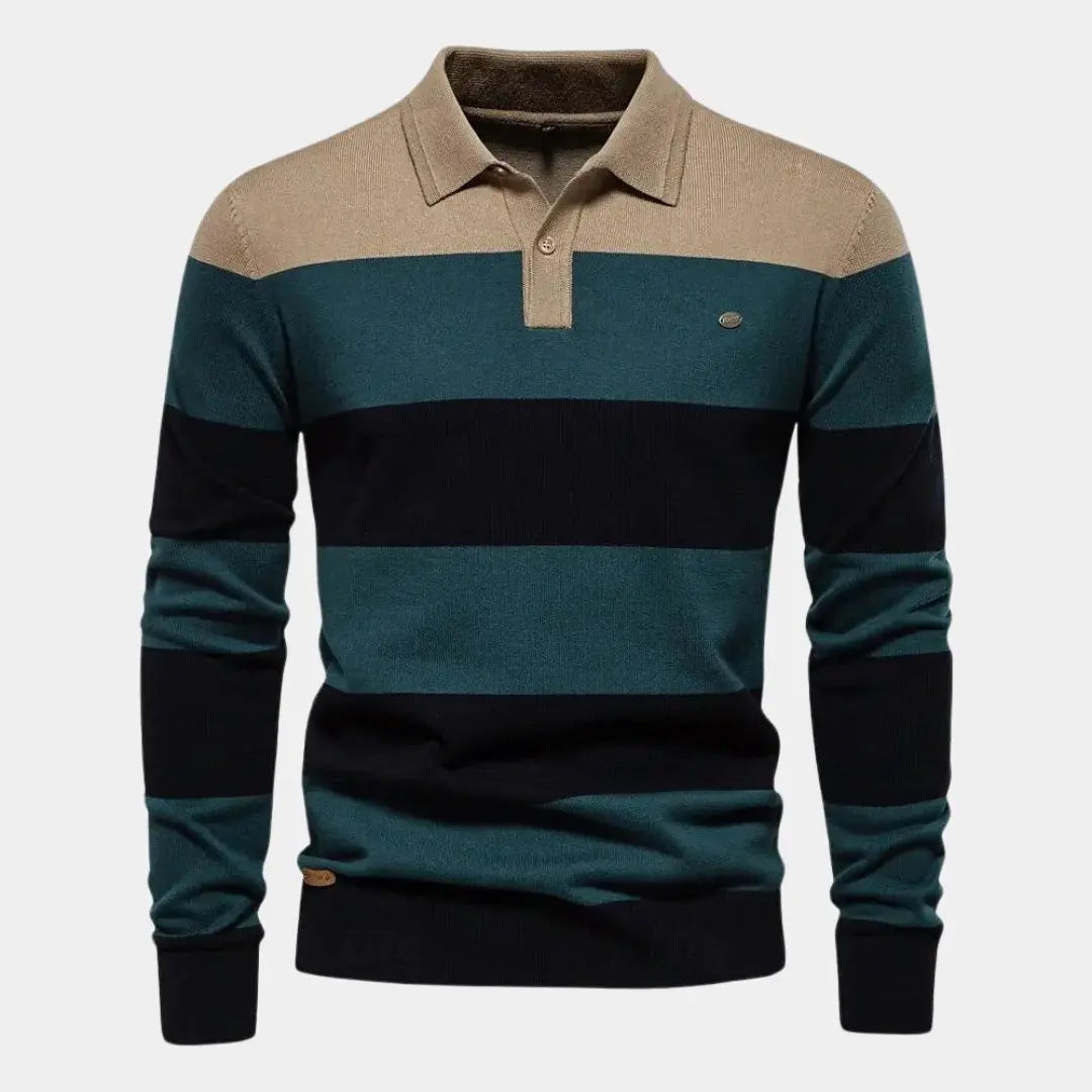 Knit Color Half Zip-Strickwaren