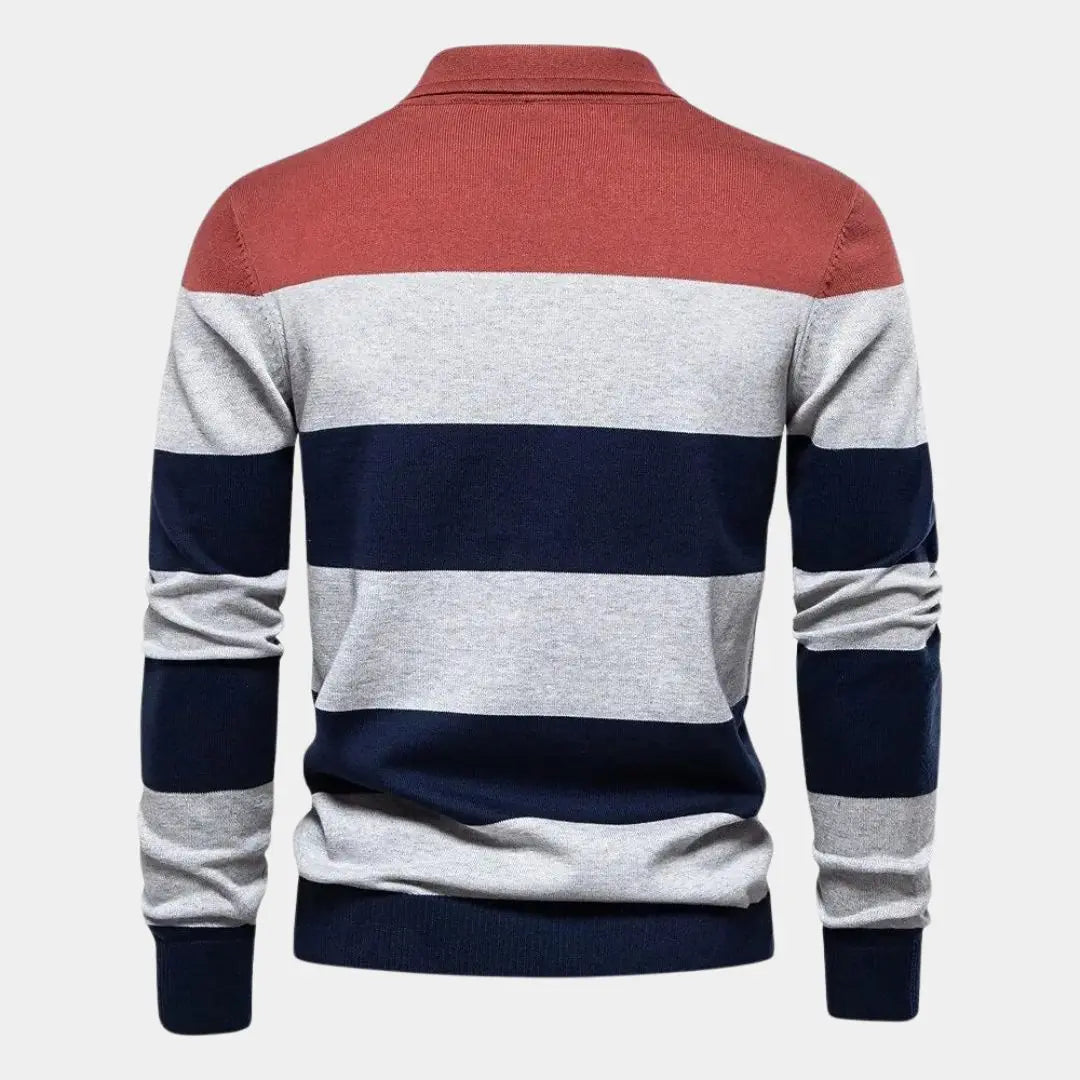 Knit Color Half Zip-Strickwaren