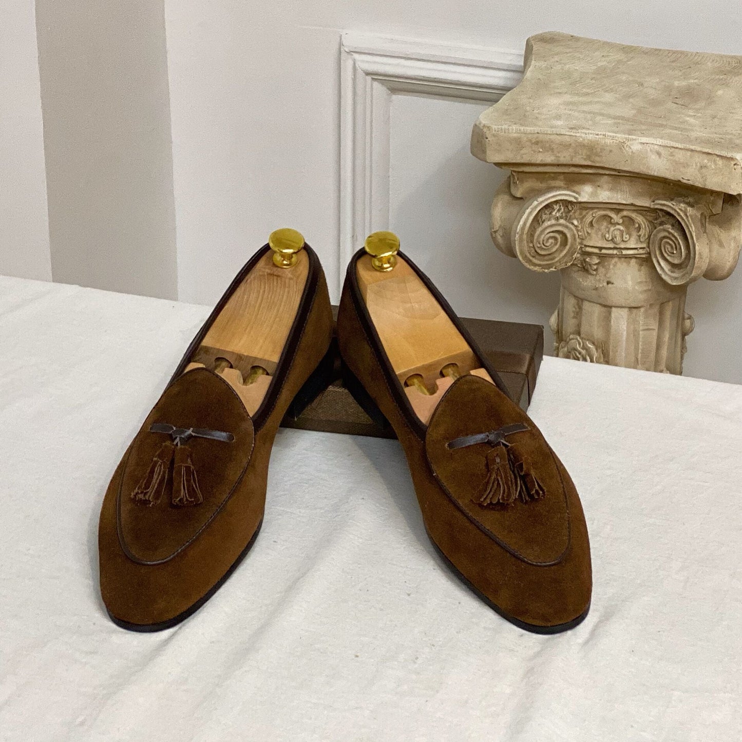 Monte-Carlo Yacht Loafers aus Wildleder mit Quasten