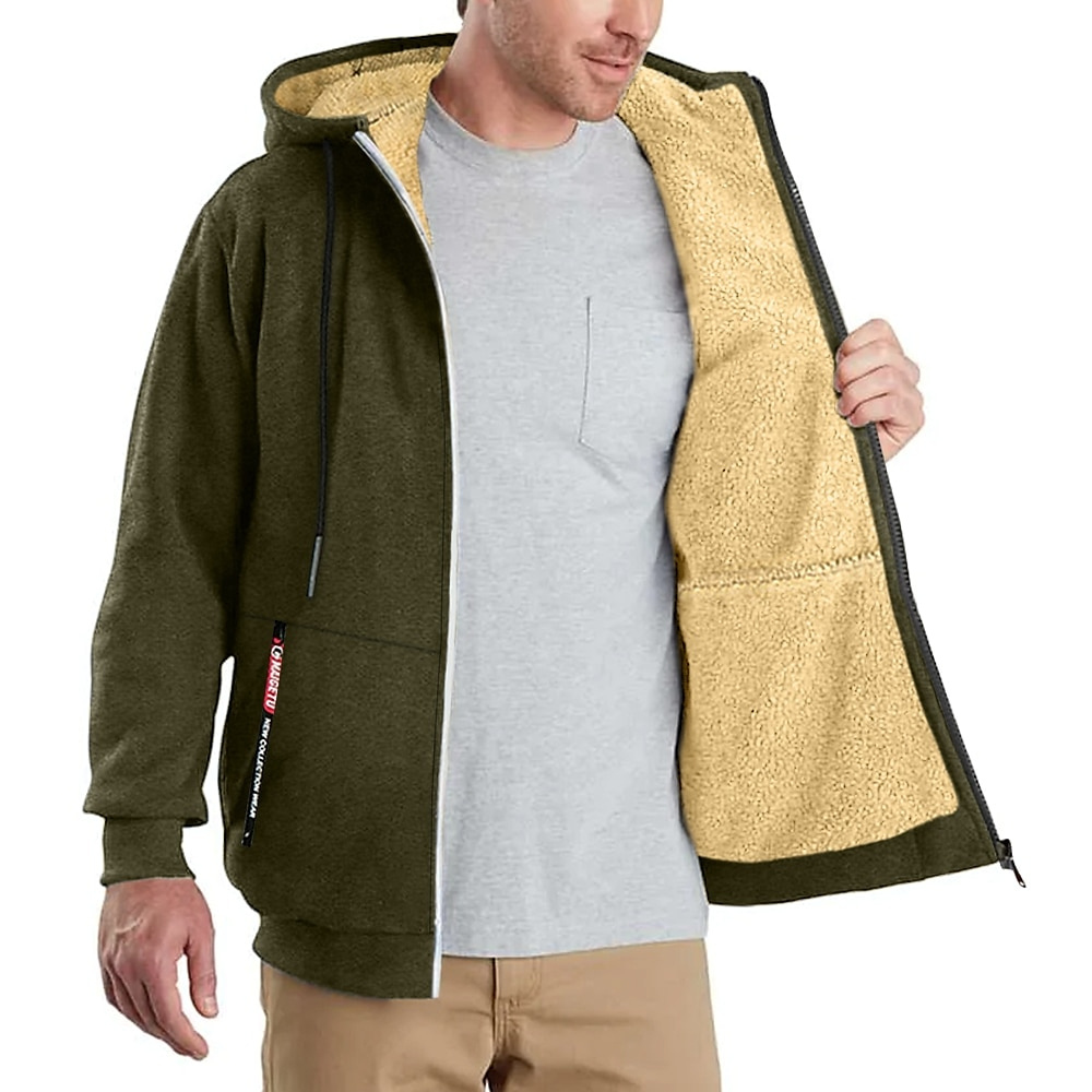 Weiche und warme Herrenjacke