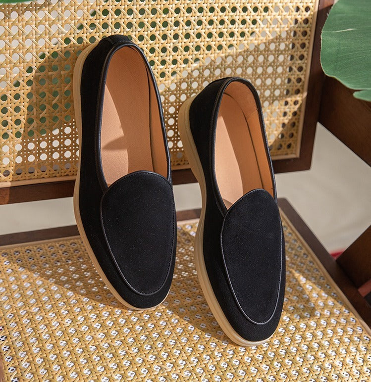 Du Cap belgische Slipper aus Wildleder