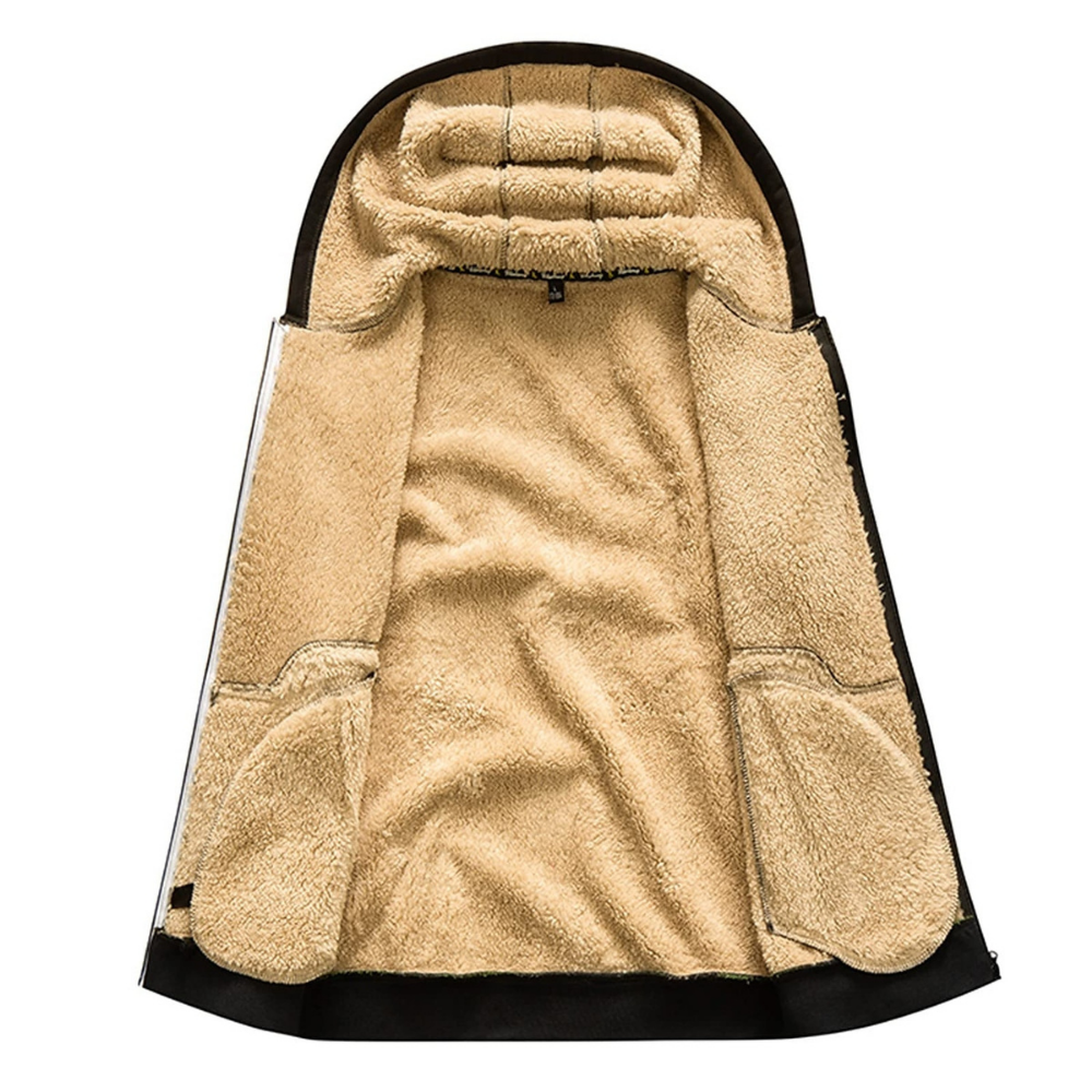 Weiche und warme Herrenjacke