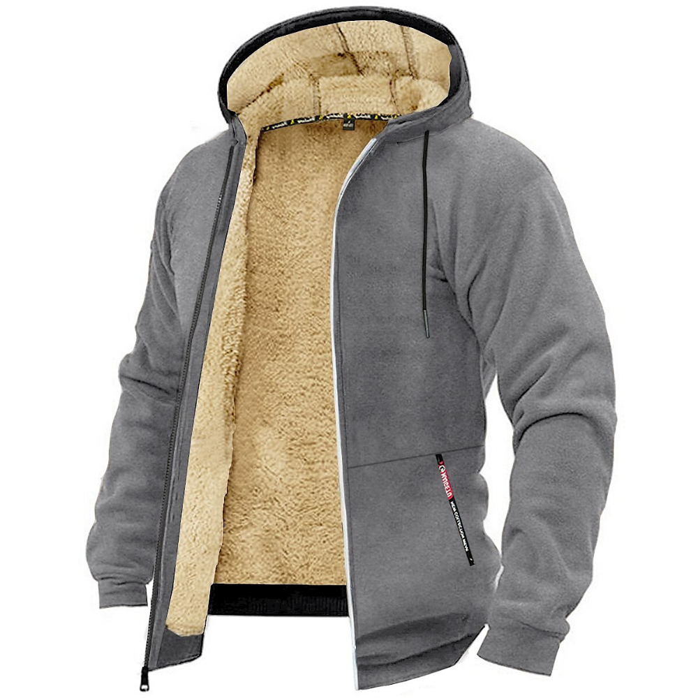 Weiche und warme Herrenjacke