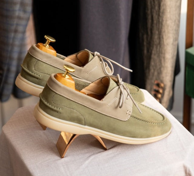 Hamptons Wildleder Schnürbootschuhe