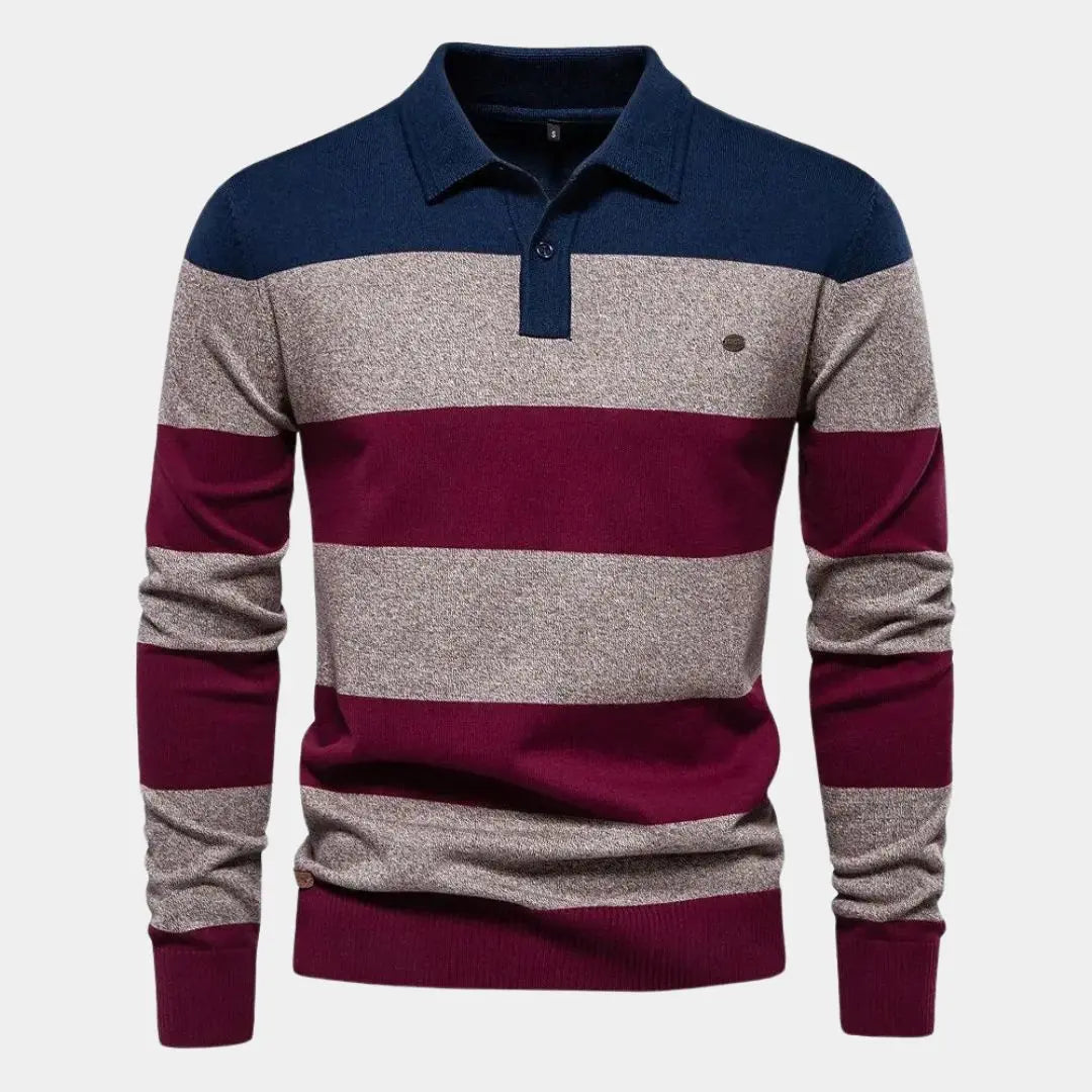 Knit Color Half Zip-Strickwaren