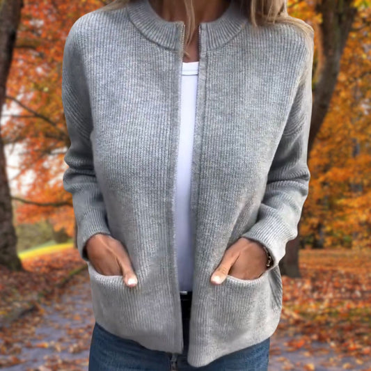 Herbst Strickjacke