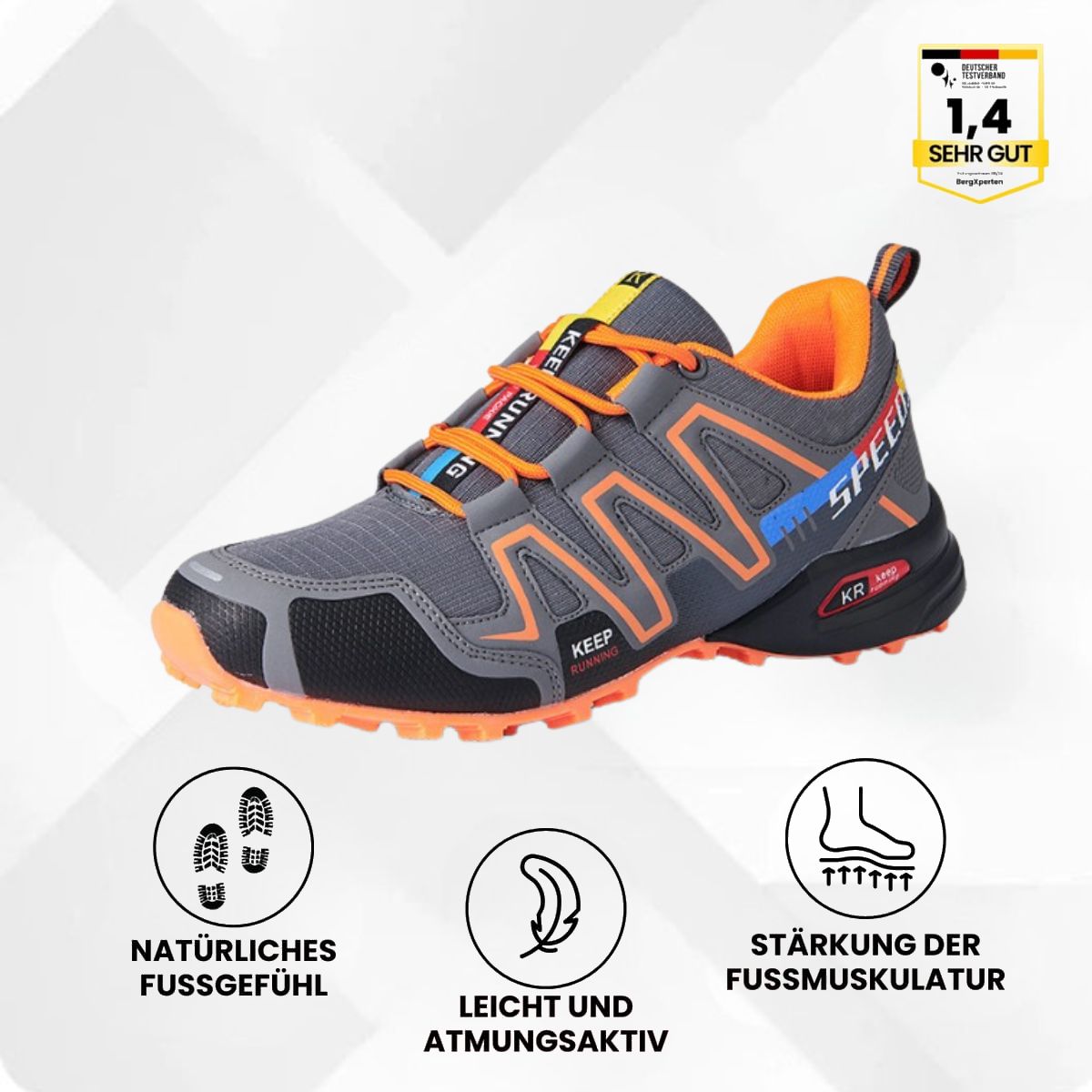 ORTHOTREKKING Ergonomische Entlastungs-Trekkingschuhe