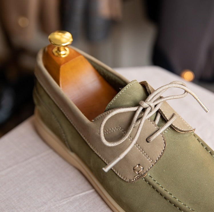 Hamptons Wildleder Schnürbootschuhe