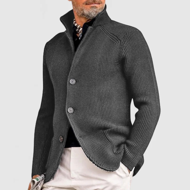 Herren Premium Strickjacke