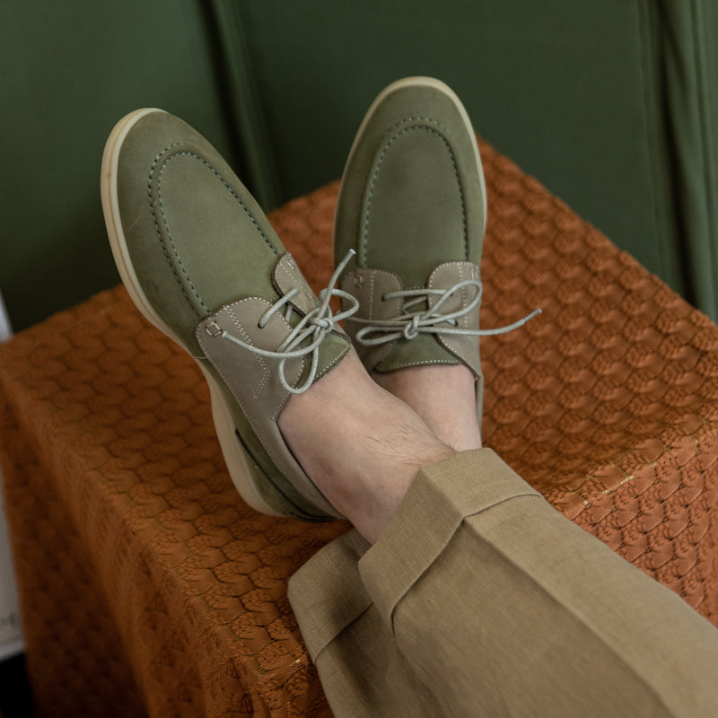 Hamptons Wildleder Schnürbootschuhe
