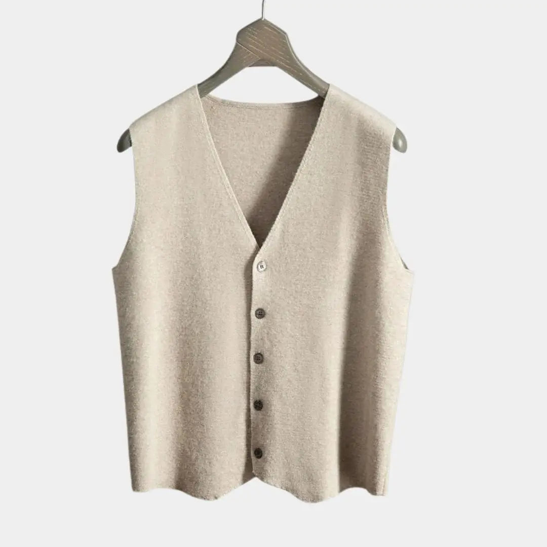 Kaschmir Cardigan-Weste