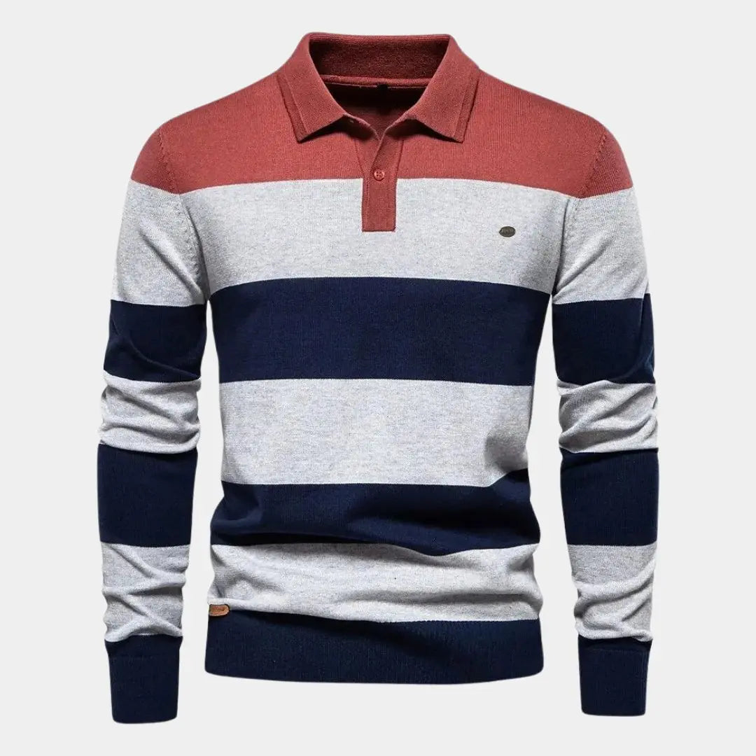 Knit Color Half Zip-Strickwaren