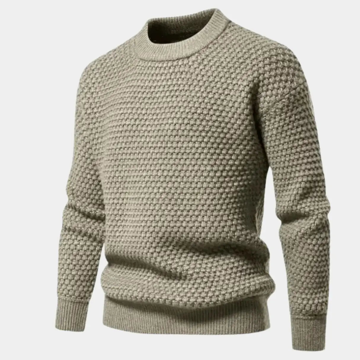 Texturierter Old Money Pullover