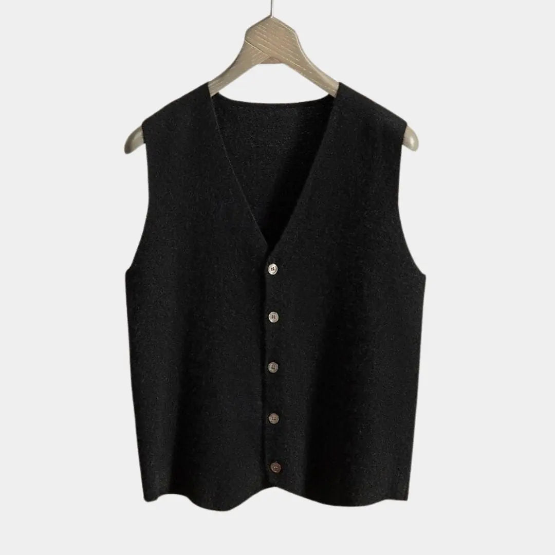 Kaschmir Cardigan-Weste