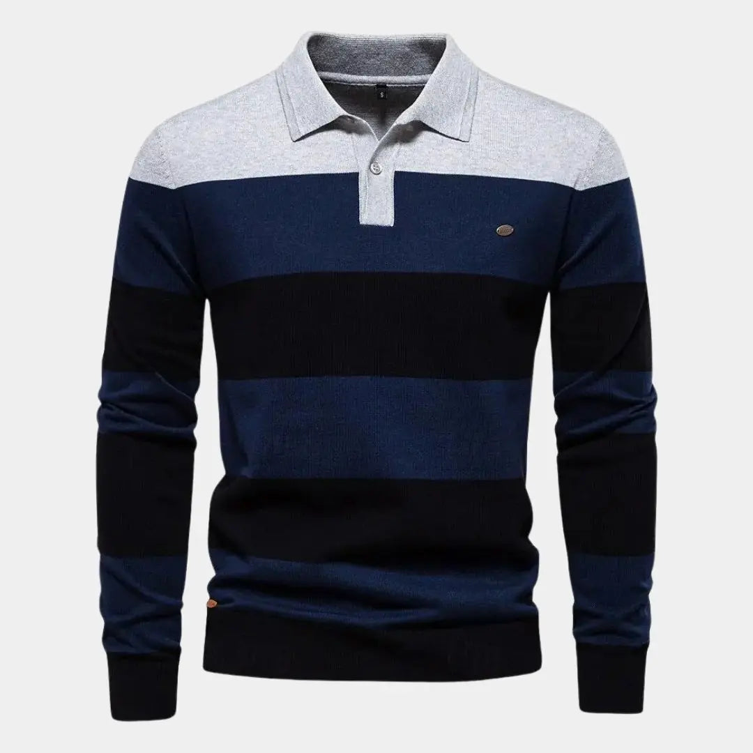 Knit Color Half Zip-Strickwaren