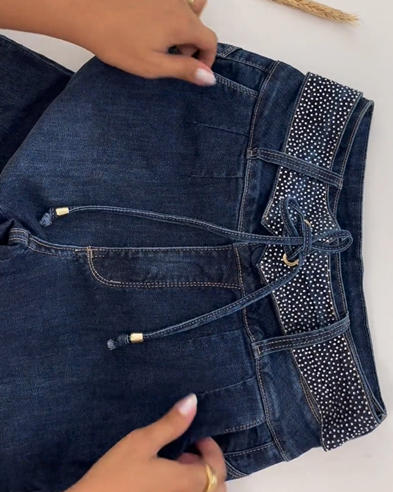 Jeans Zum Schnüren