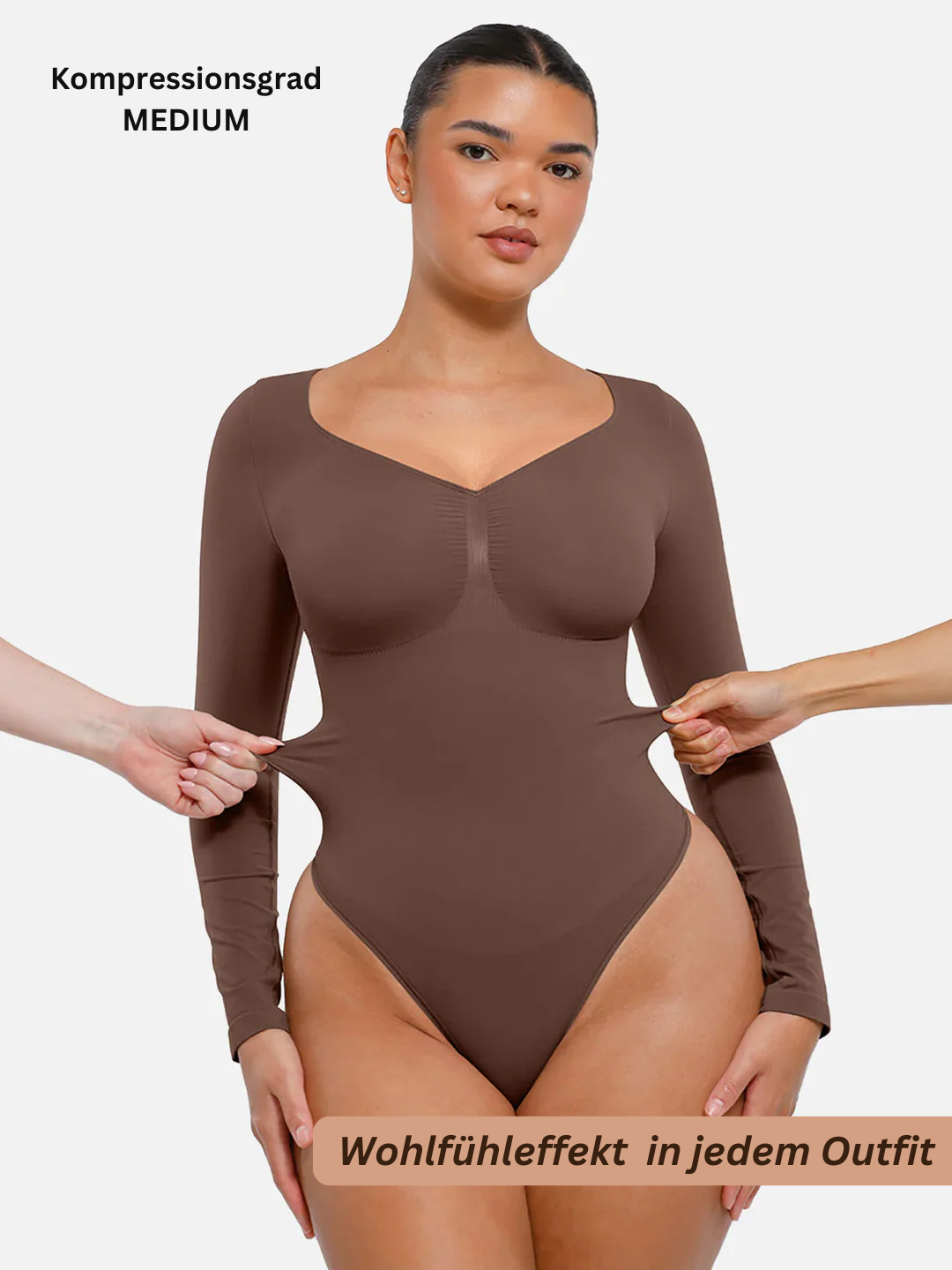 Bodysuit Shapewear Longsleeve