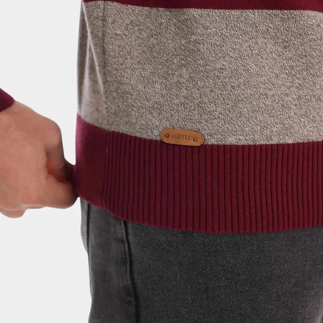 Knit Color Half Zip-Strickwaren