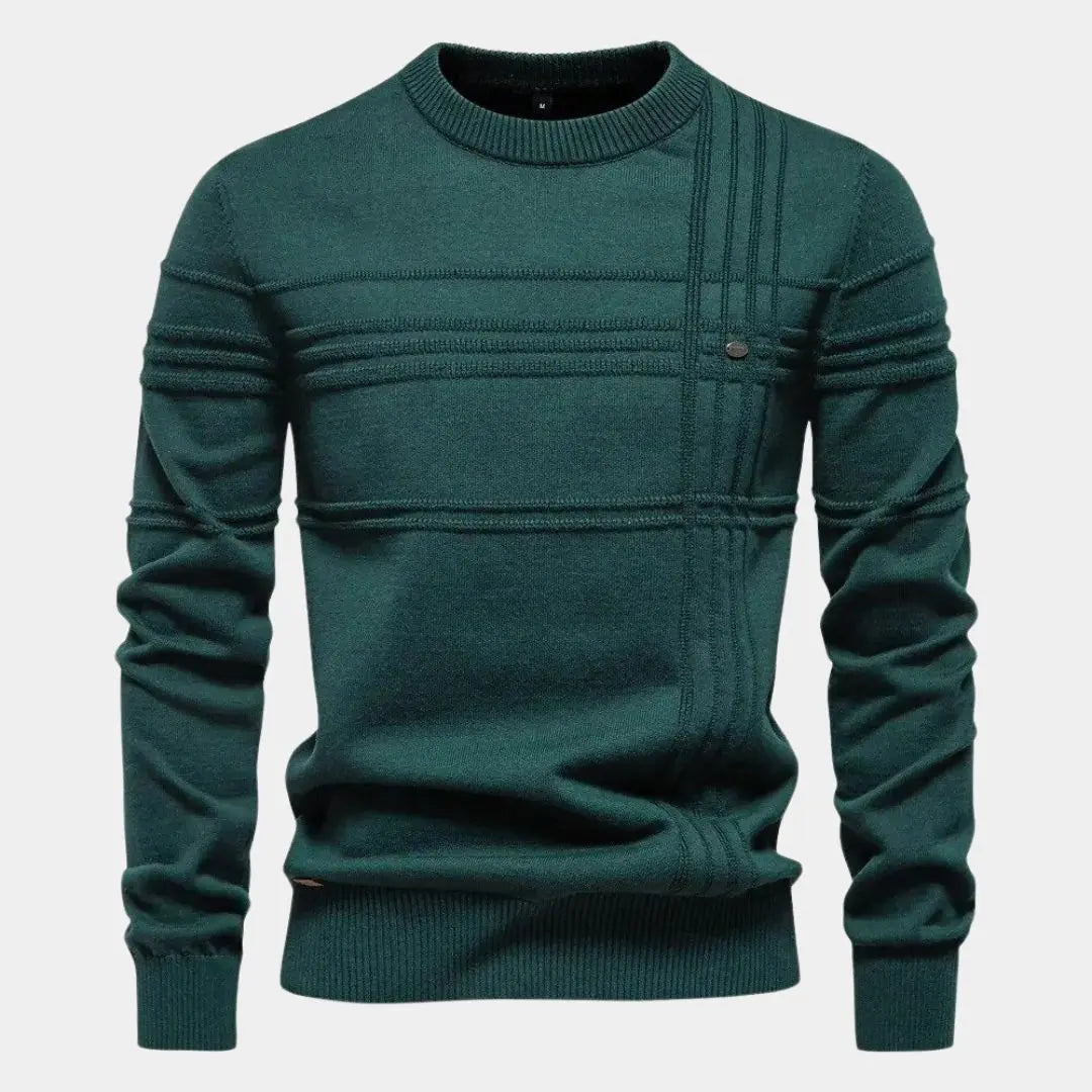 Gestrickter Pullover aus Baumwolle
